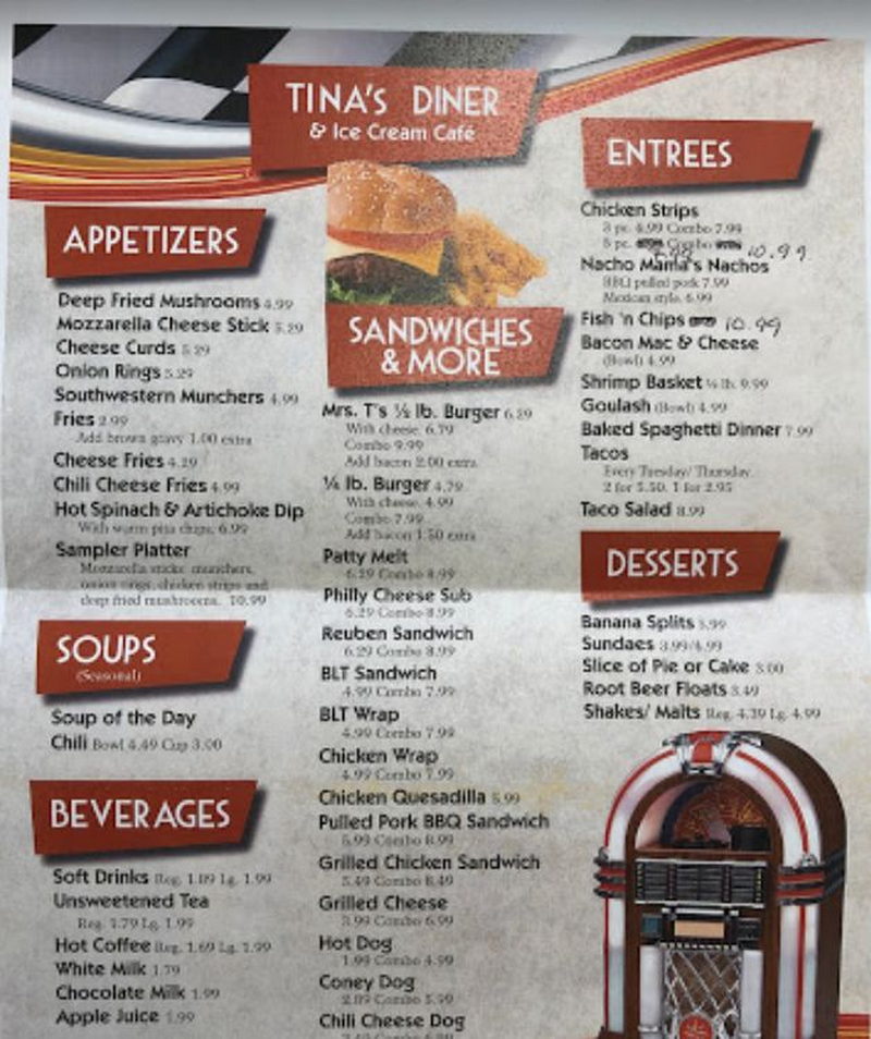 Tinas Diner & Ice Cream Cafe (Dairy Queen, Dairy King) - From Web Listing (newer photo)